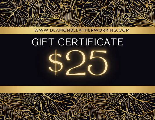 Deamons LeatherWorking Gift Card